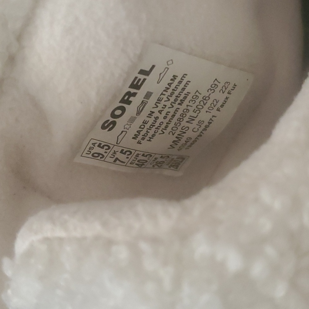 Sorel Waterproof Boots Women's Sz 8 Grey Off-white Lightweight Winter Boots - Picture 11 of 16